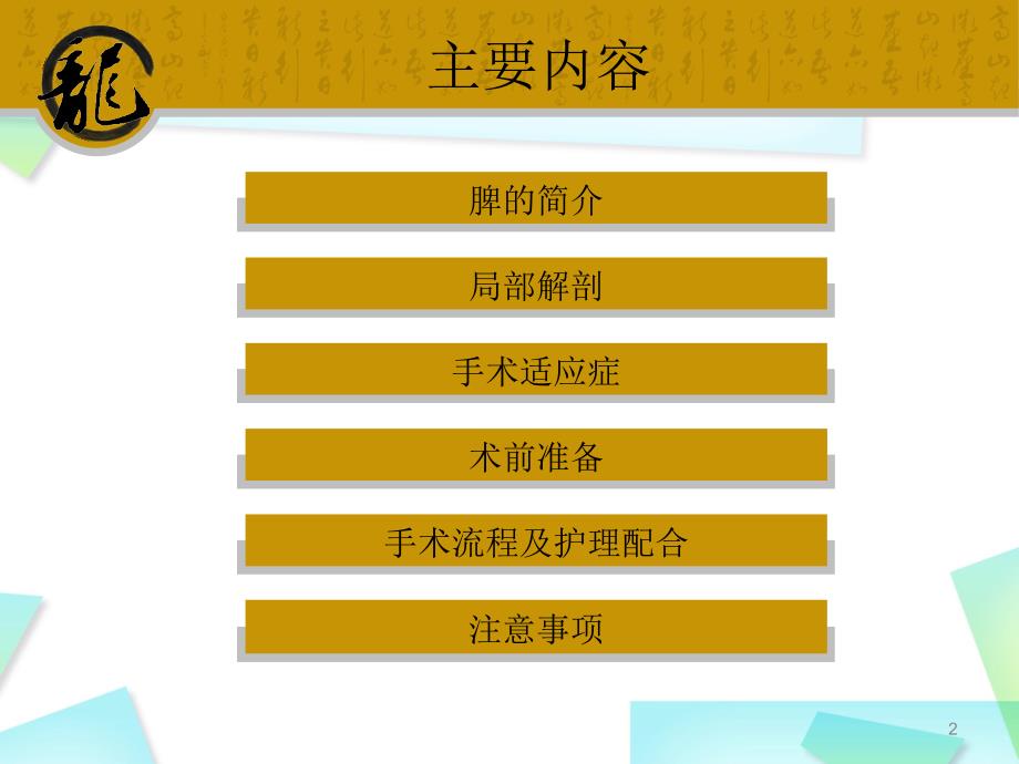 优质课件脾切除术的手术配合.ppt_第2页