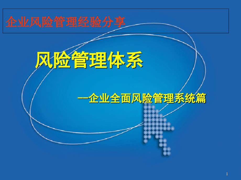全面风险管理系统篇.ppt_第1页