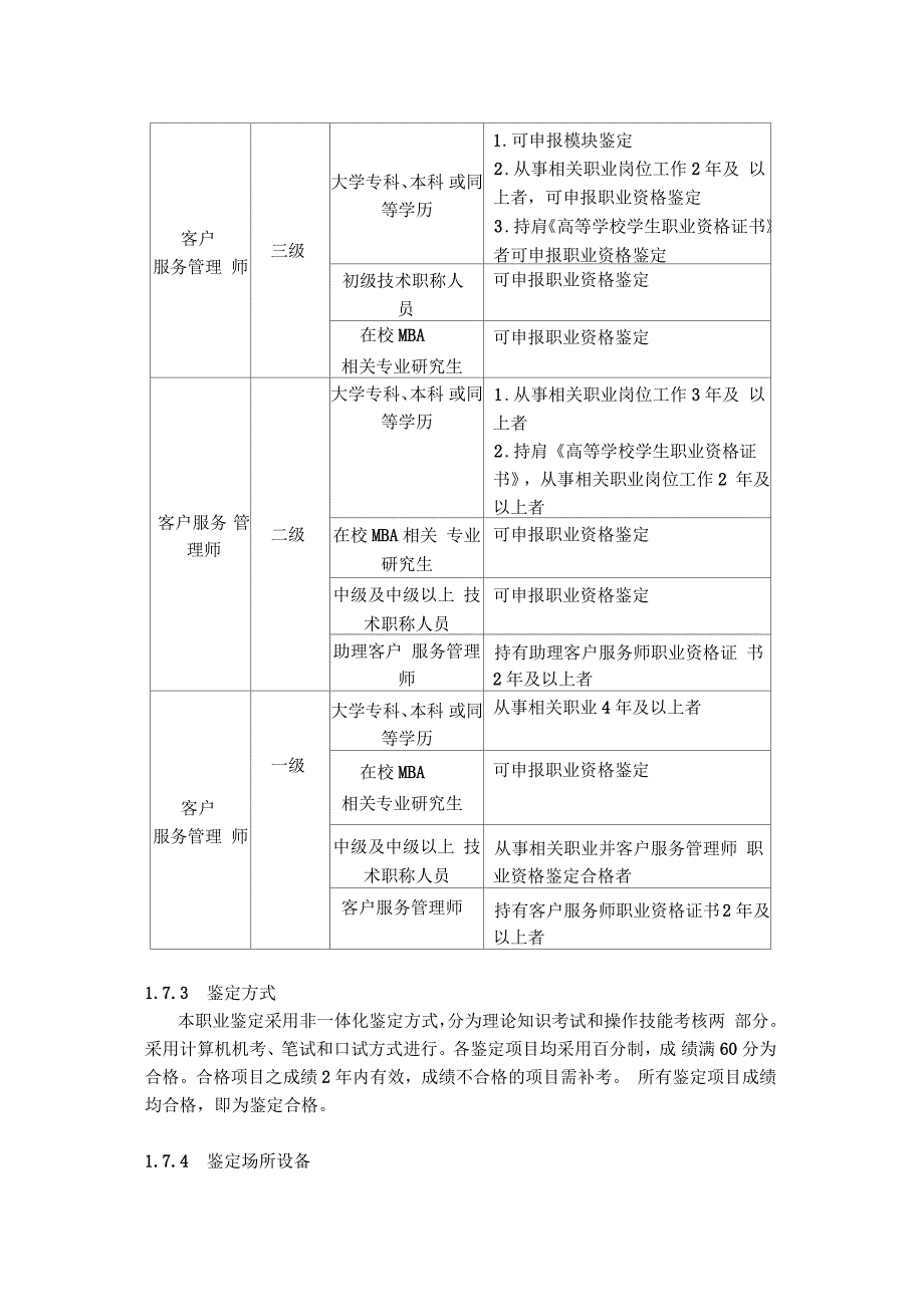 客户服务管理师职业标准.docx_第2页