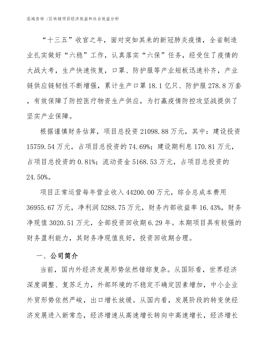 区块链项目经济效益和社会效益分析模板范本.docx_第3页