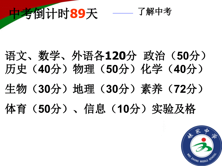 初三下家长会PPT课件.ppt_第2页