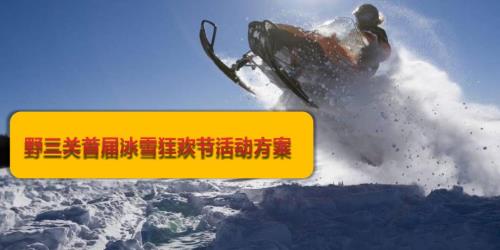 冰雪主题狂欢节活动策划方案.ppt