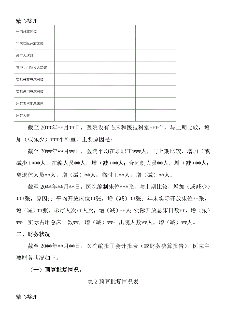 公立医院财务分析报告模板.doc_第2页