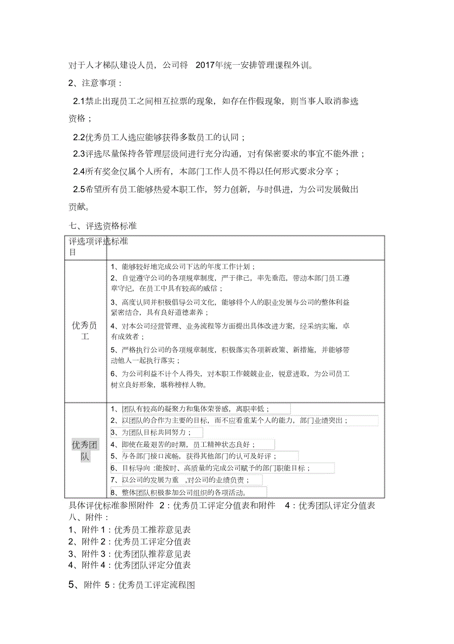 公司优秀员工评比方案完整版.doc_第2页