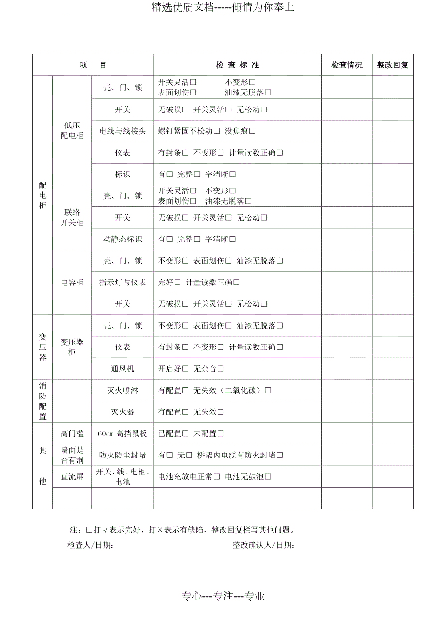 公共区域承接查验表单共34页.doc_第2页