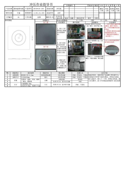 冲压作业指导书模板.doc