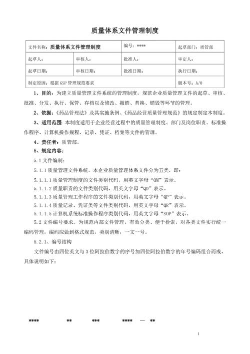 医药零售连锁总部质量制度通过新版GSP认证.doc