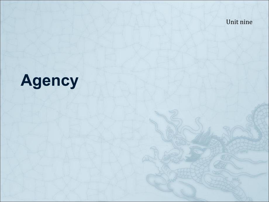 外贸英语函电第九章Agency.ppt_第1页