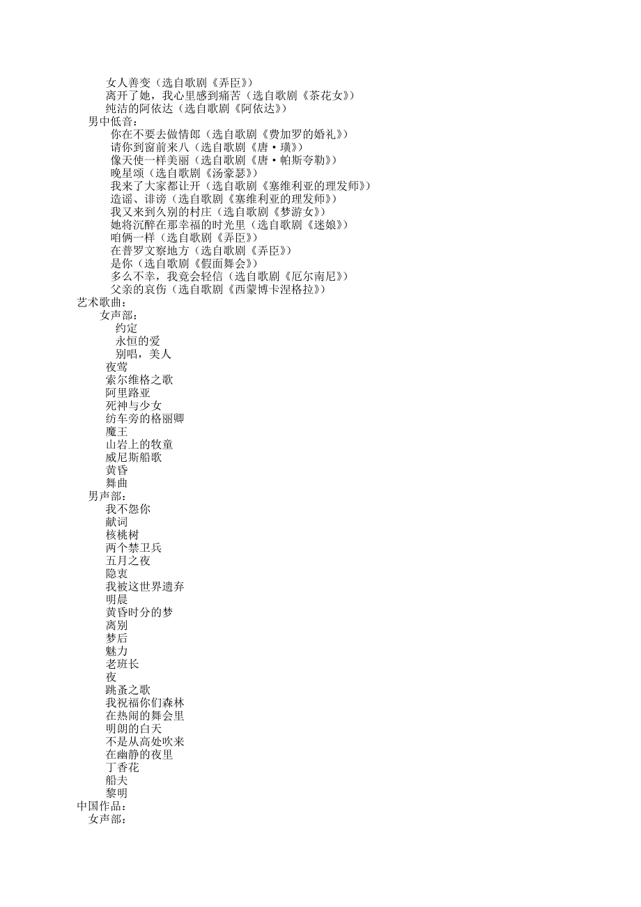 吉林大学艺术学院声乐表演专业研究生学位课教学大纲.doc_第2页
