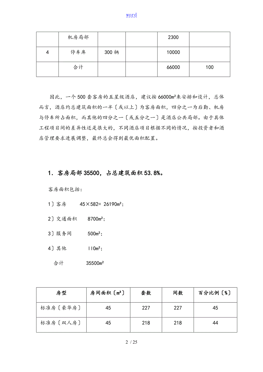 各星级酒店功能区面积配置.doc_第2页