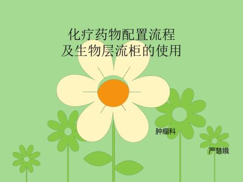 化疗药物配置流程.ppt