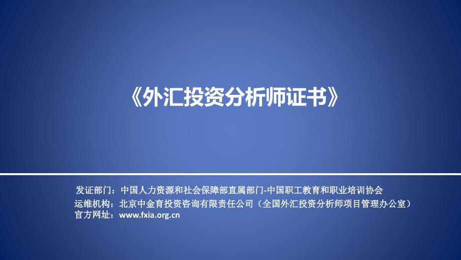 外汇投资分析师PPT课件.ppt_第1页