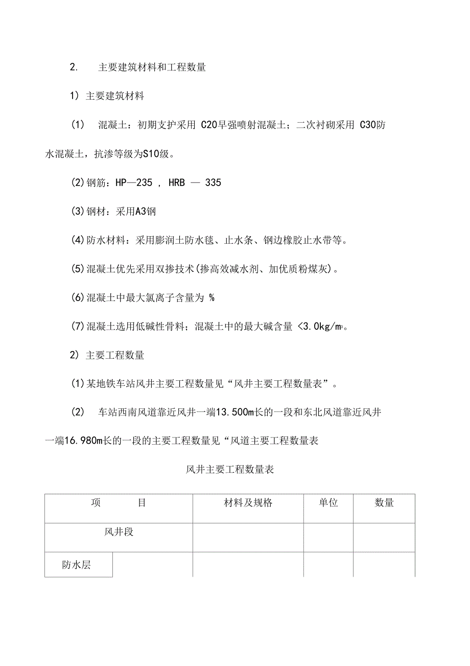 地铁车站风井及风道施工方案.doc_第2页