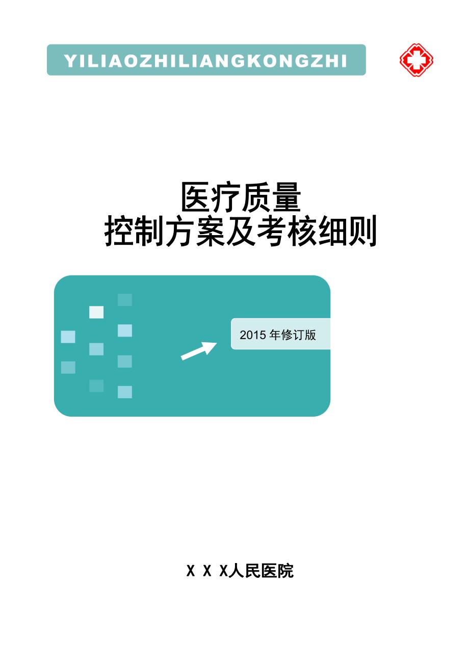 医疗质控总方案与细则手册.doc_第1页