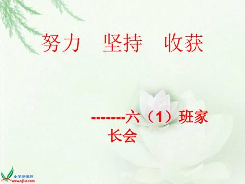 六年级家长会班主任发言ppt.ppt