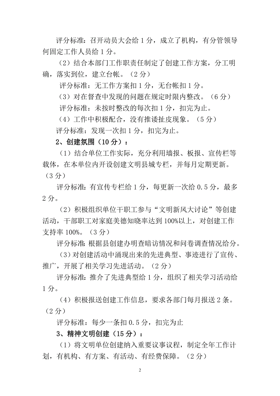 创建省级文明城市工作考核细则.doc_第2页