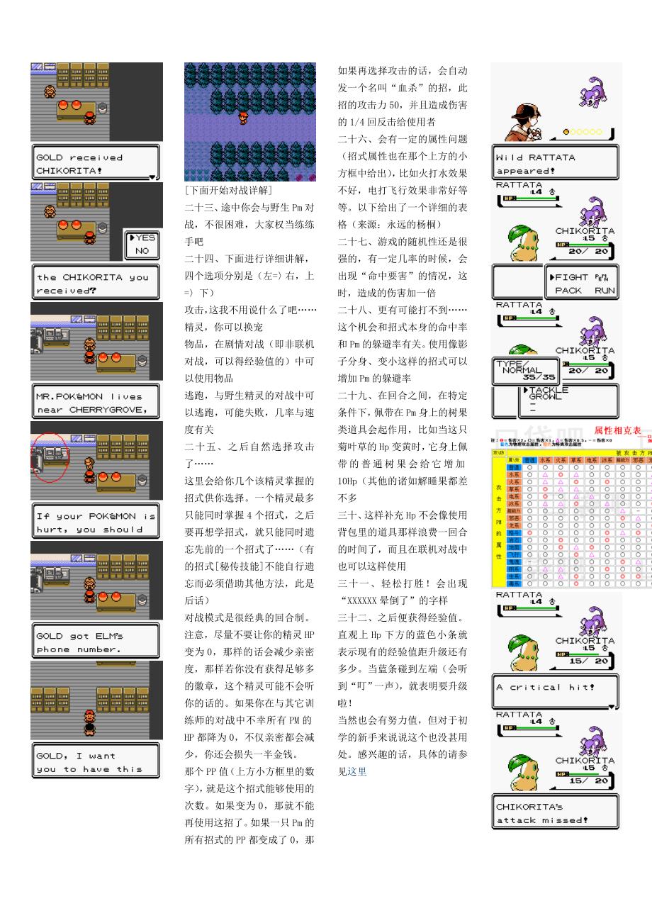口袋妖怪金银带图攻略v1.3.doc_第2页