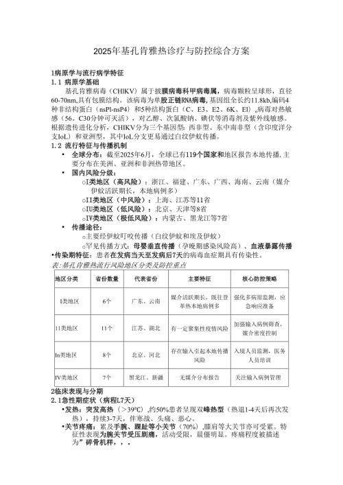 2025年基孔肯雅热诊疗与防控综合方案.docx