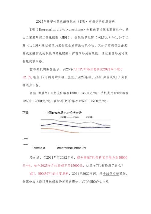 2025年热塑性聚氨酯弹性体（TPU）市场竞争格局分析.docx