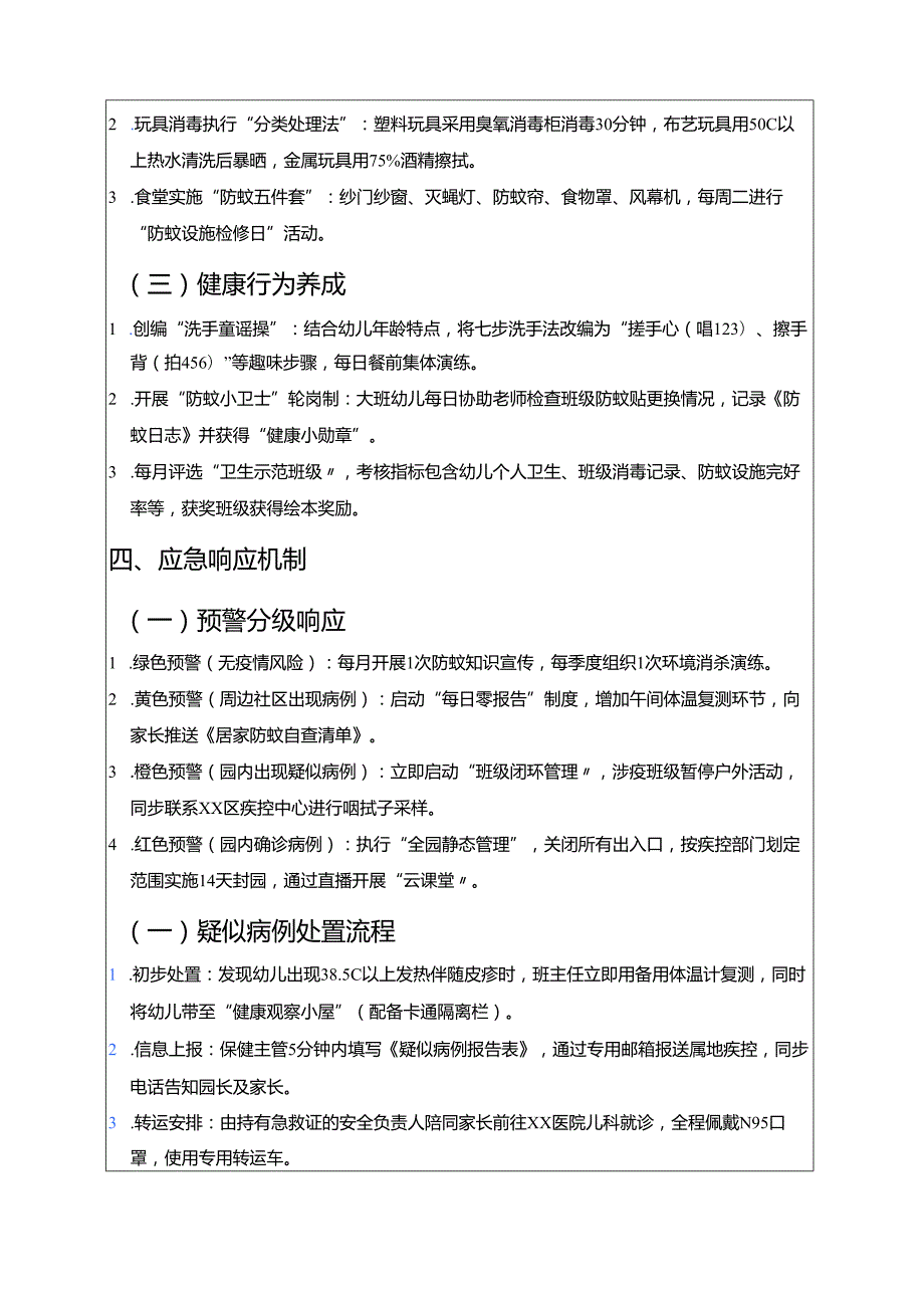 XX幼儿园基孔肯雅热防控工作方案 .docx_第3页