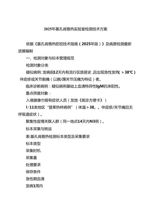 2025年基孔肯雅热实验室检测技术方案精选集锦.docx