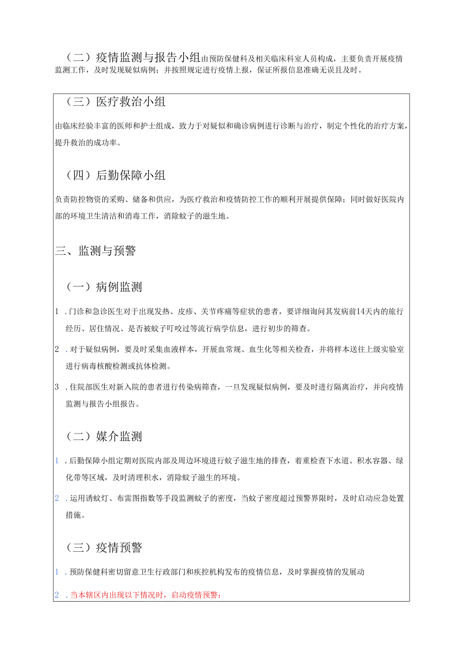 2025年XXX卫生院防登革热、基孔肯雅热预案（精选）.docx_第2页
