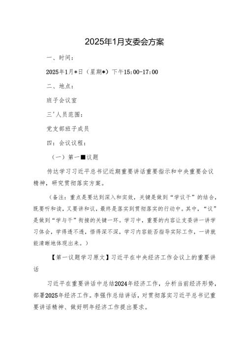 01-2025年1月支委会方案.docx