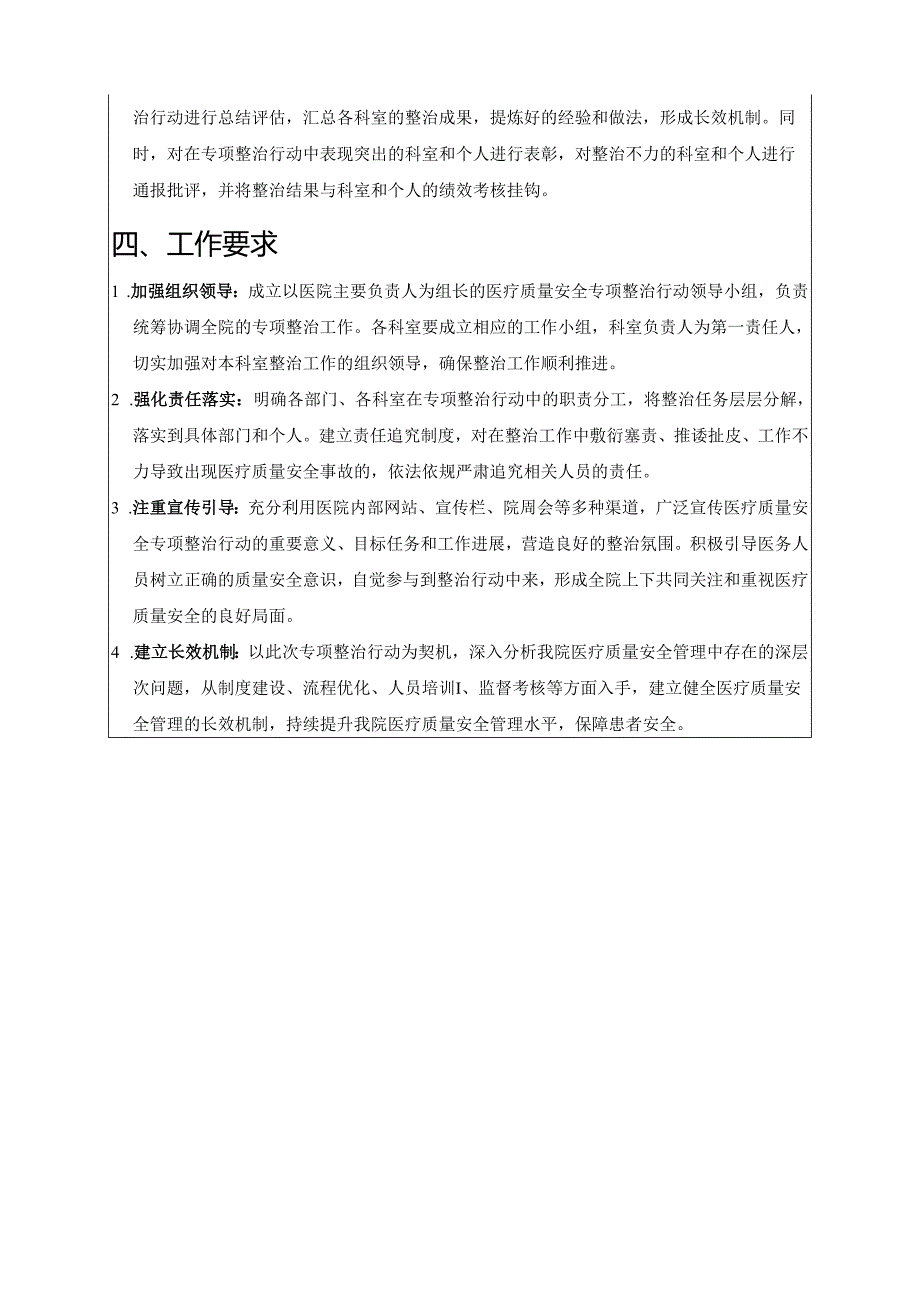 1.医院医疗质量安全专项整治行动实施方案.docx_第3页