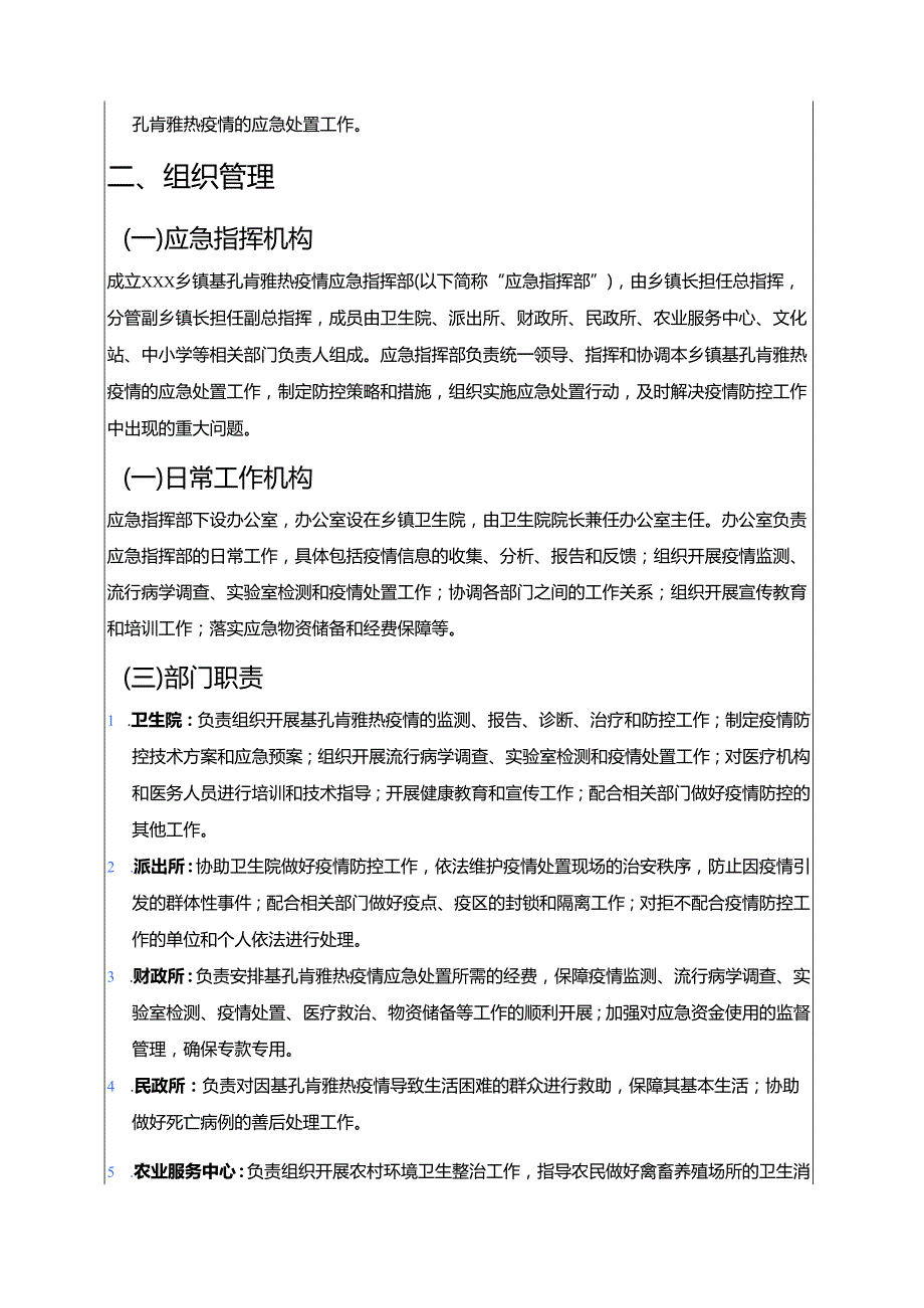 2025年XXX乡镇基孔肯雅热应急预案（精选）.docx_第2页