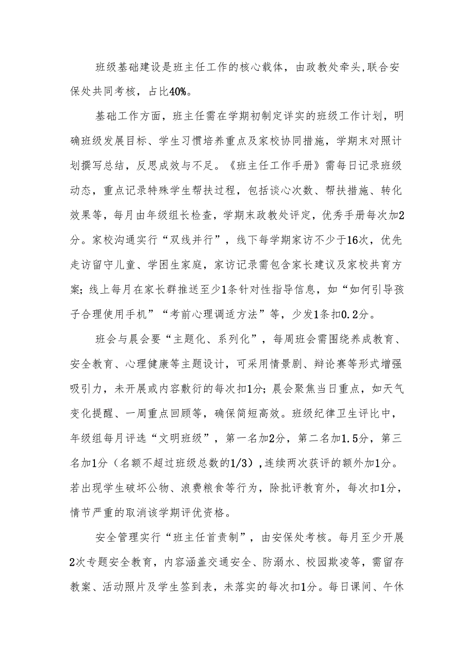 2025年班主任考核细则（修订版）.docx_第2页