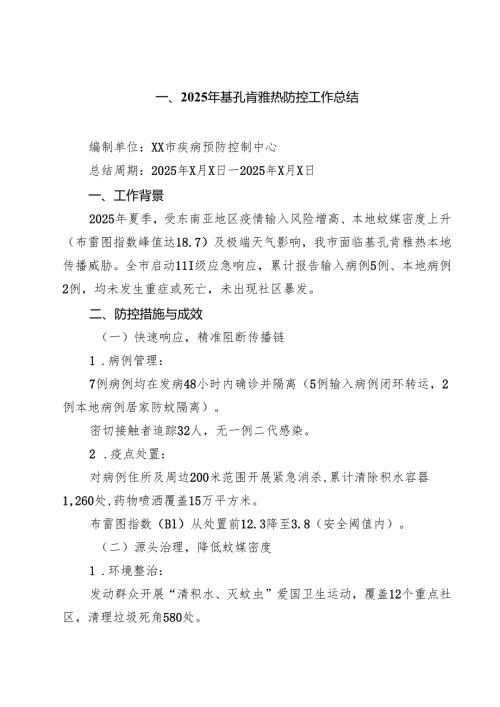 2025年基孔肯雅热防控工作总结（共6篇）.docx