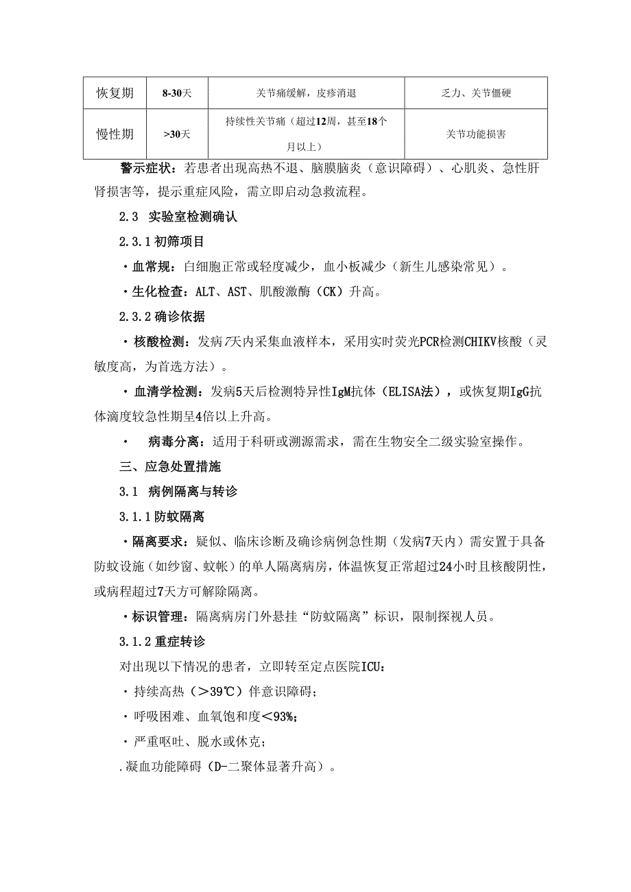 2025年基孔肯雅热发热门诊应急处置方案二.docx_第2页