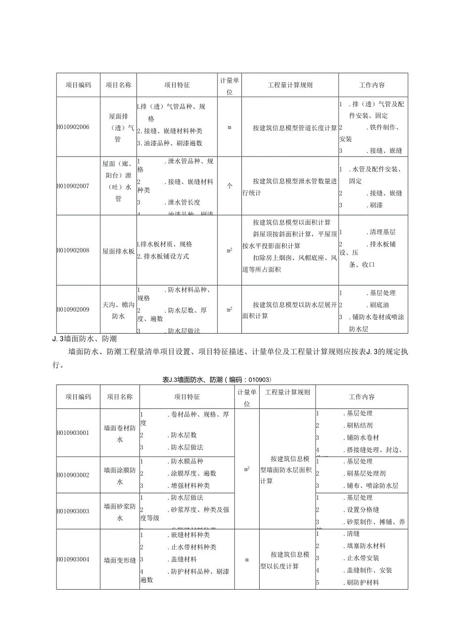 湖北省民用建筑信息模型工程量计算-屋面及防水工程.docx_第3页