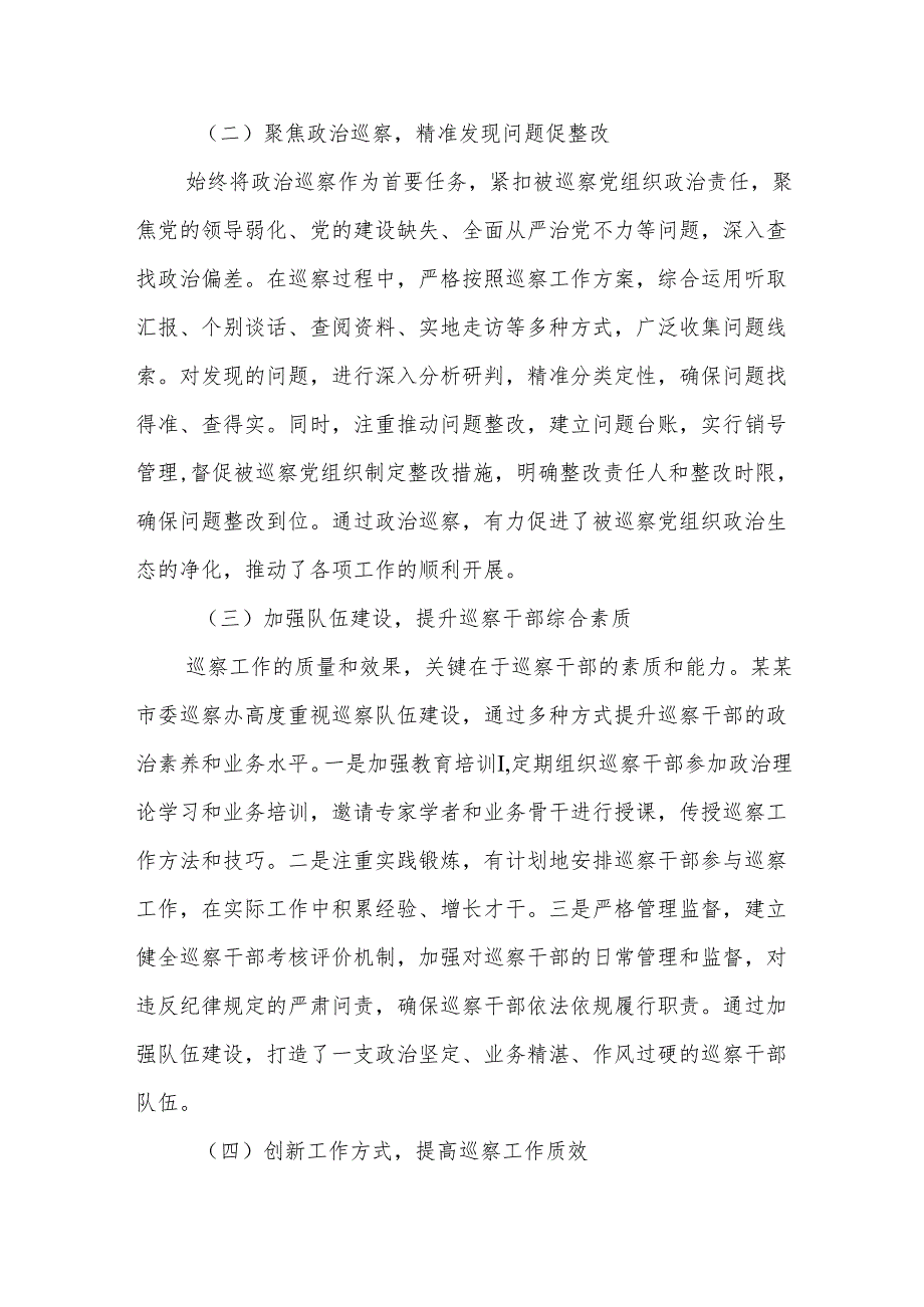 在某某市委巡察工作领导小组第九次会议上的汇报.docx_第2页