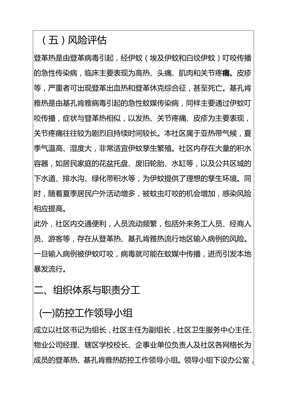 关于XXX社区登革热、基孔肯雅热应急预案.docx_第3页
