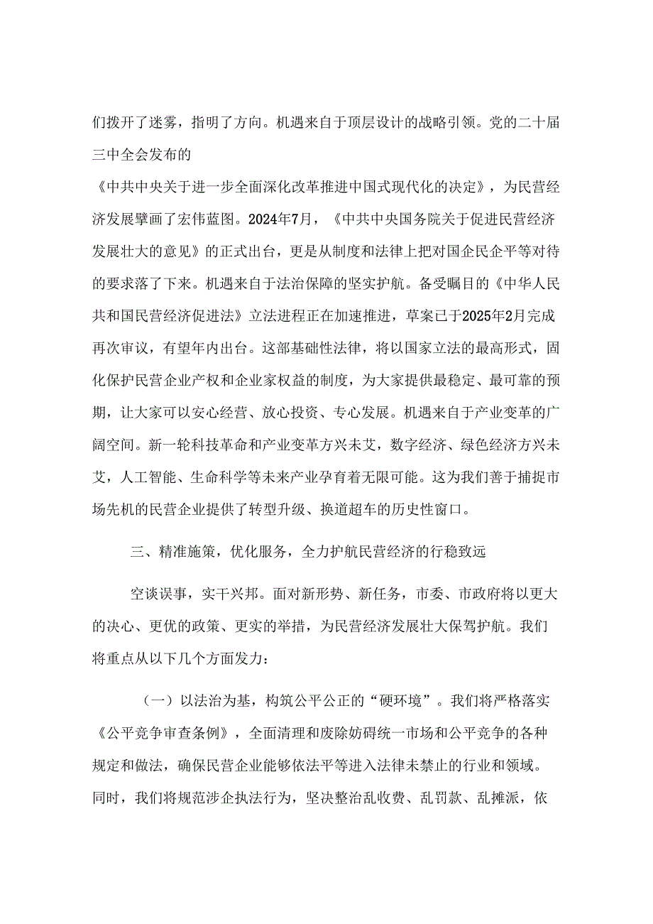 在2025年全市民营经济高质量发展座谈会上的发言.docx_第3页