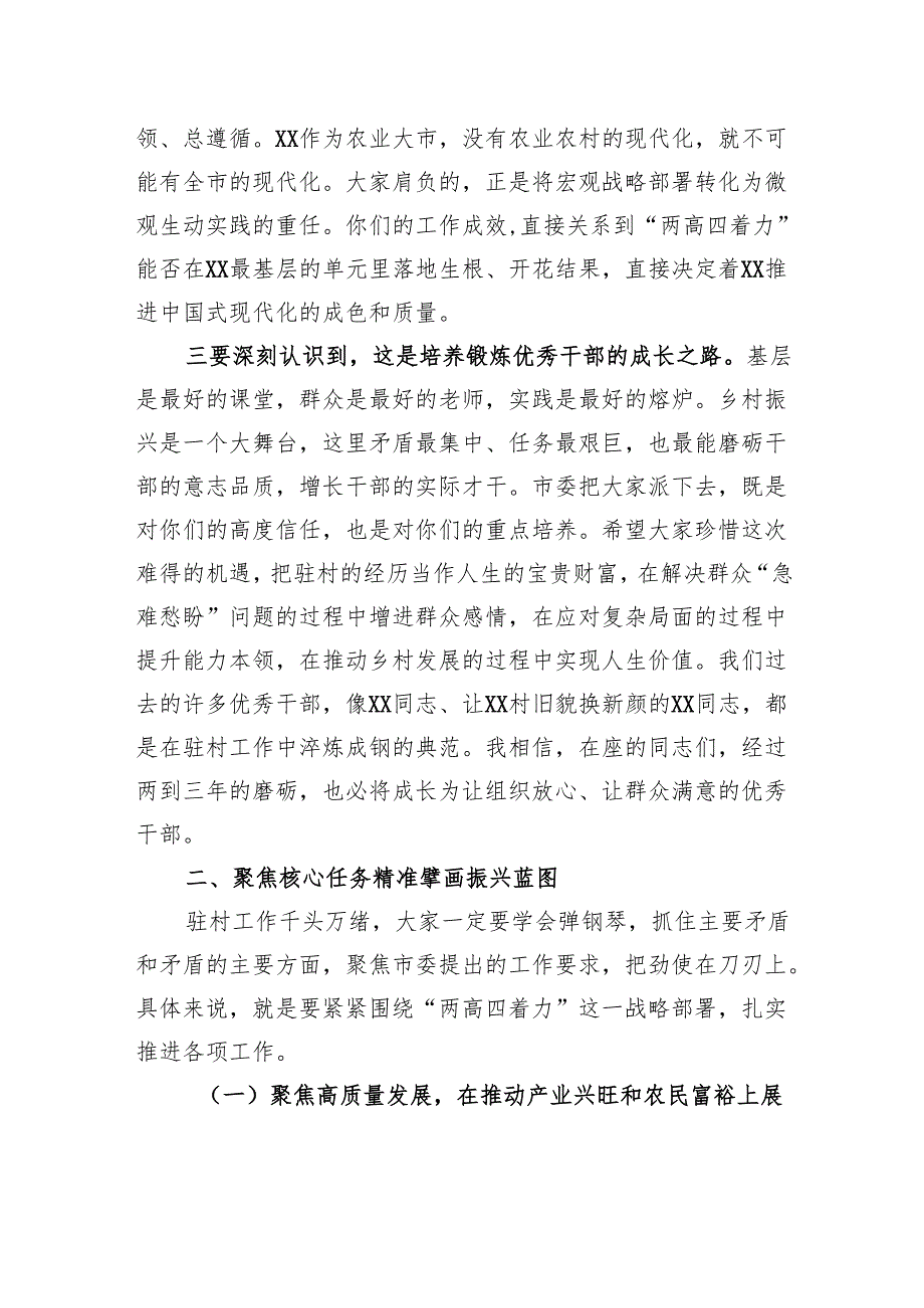 在2025年全市驻村第一书记工作会议上的讲话.docx_第3页