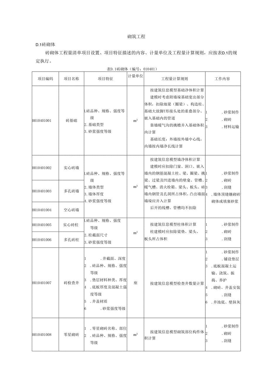湖北省民用建筑信息模型工程量计算-砌筑工程.docx_第1页