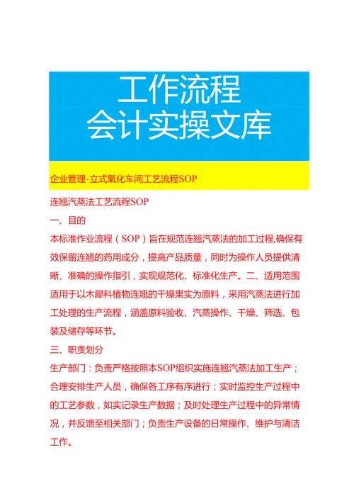 企业管理-立式氧化车间工艺流程SOP.docx