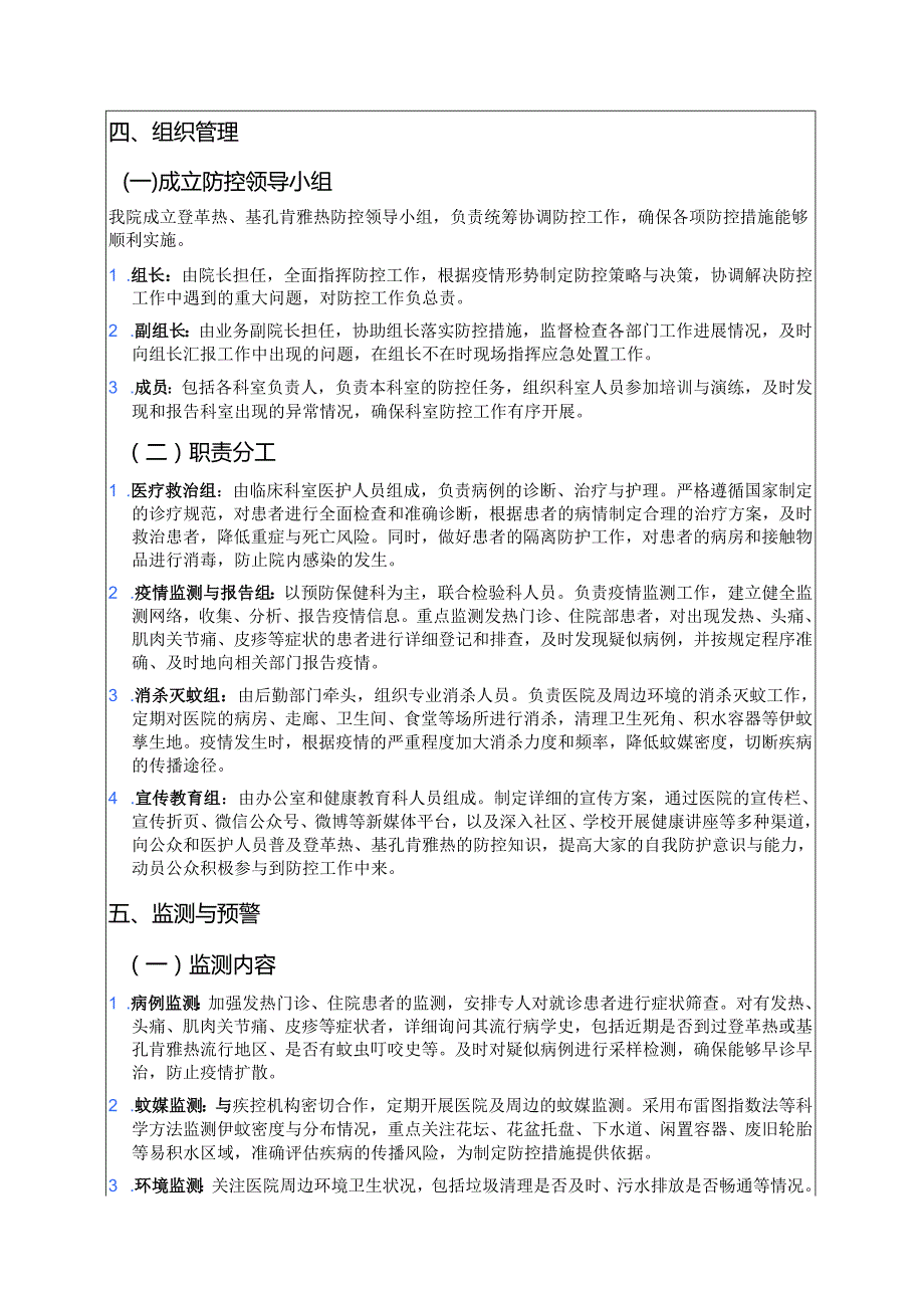 关于XX卫生院防登革热、基孔肯雅热预案（最新版）.docx_第2页