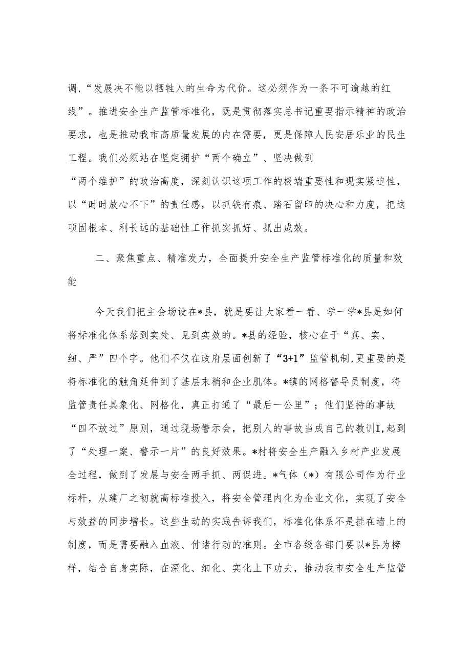 在2025年全市安全生产监管标准化工作体系现场视频推进会上的讲话.docx_第3页
