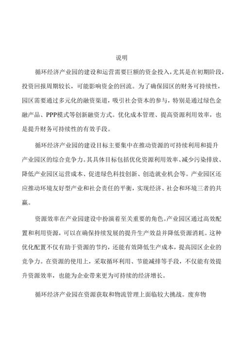循环经济产业园建设的策略及实施路径.docx