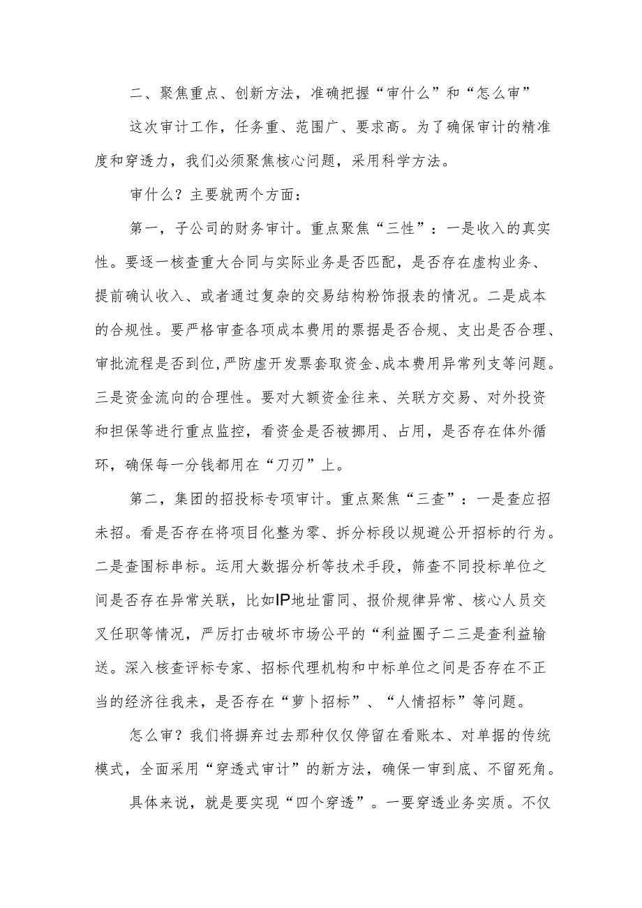 在集团公司内部审计工作动员会上的讲话.docx_第3页