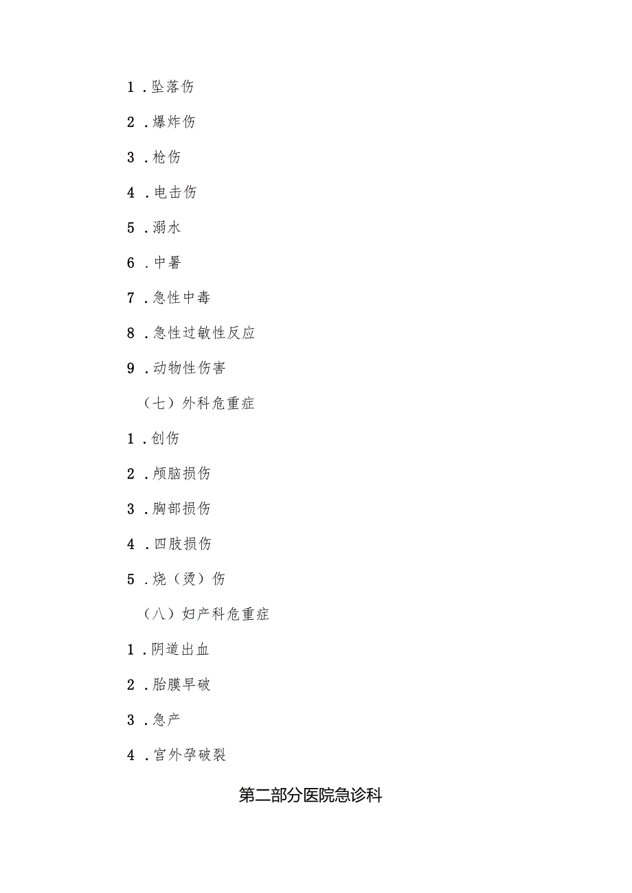 需要紧急救治的急危重伤病标准及诊疗规范.docx_第3页
