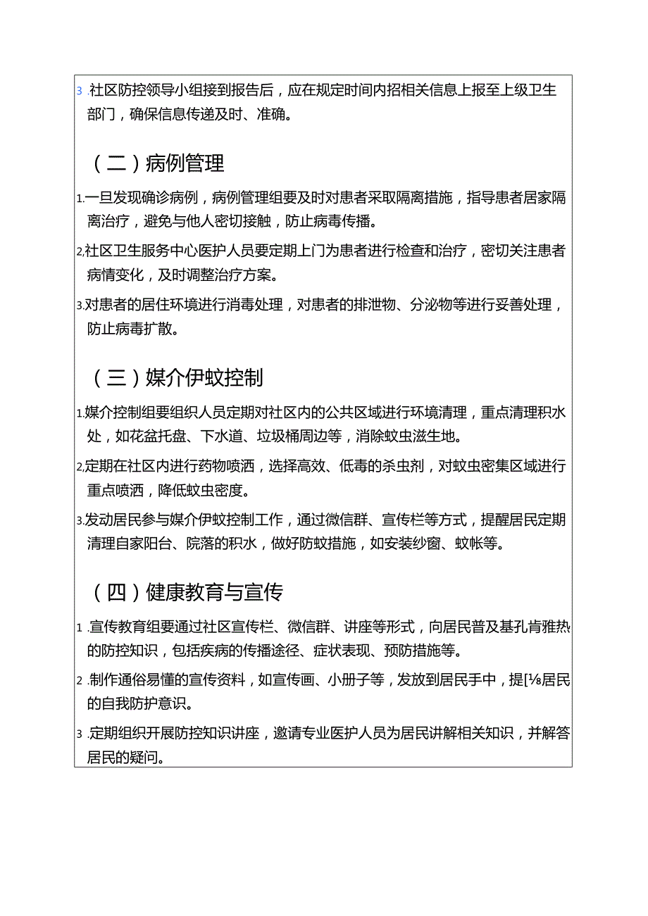 关于社区基孔肯雅热防控应急预案（详细版）.docx_第2页