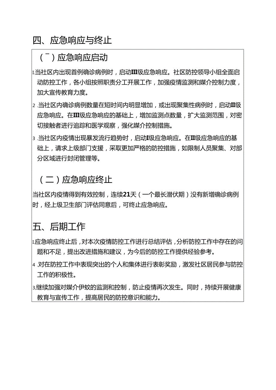 关于社区基孔肯雅热防控应急预案（详细版）.docx_第3页