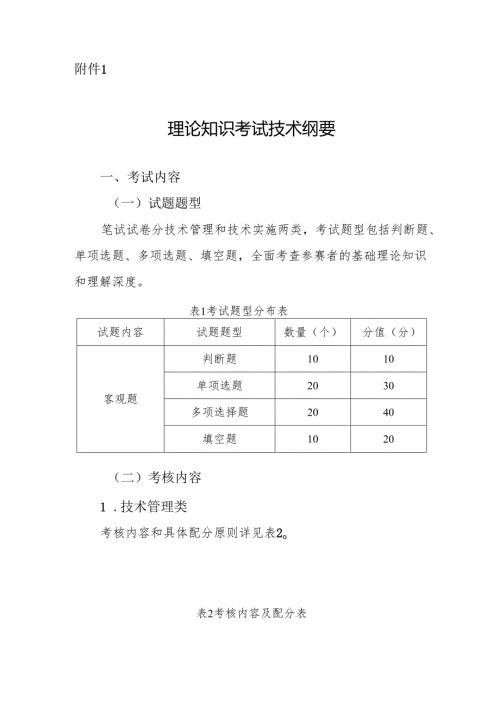 浙江第四届自然资源调查监测劳动和技能竞赛理论知识考试技术纲要.docx