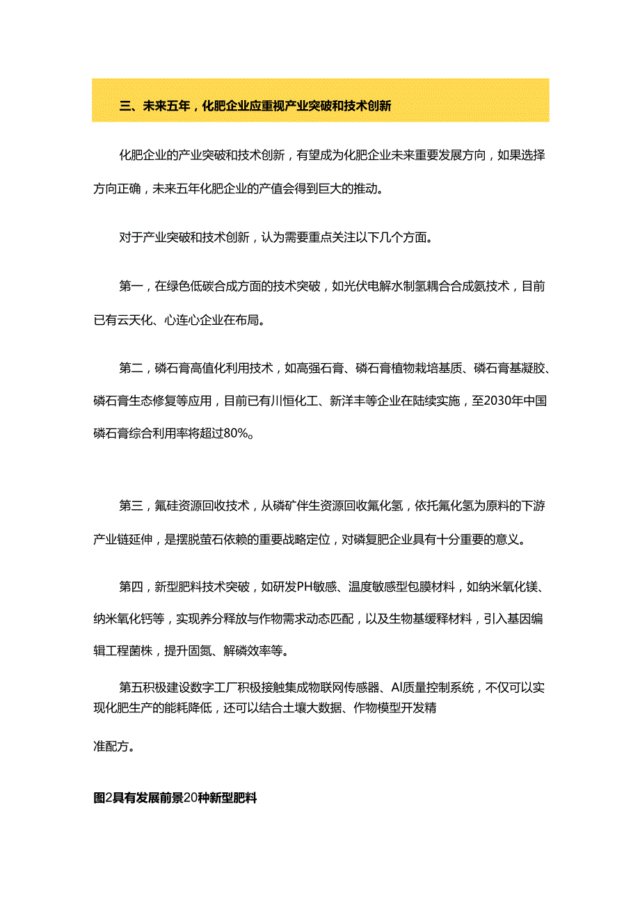 化肥企业 “十五五”发展规划制定分析及建议.docx_第3页