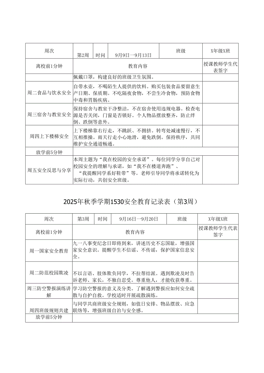 学校2025年秋季学期1530安全教育记录表（全学期共22周）.docx_第3页