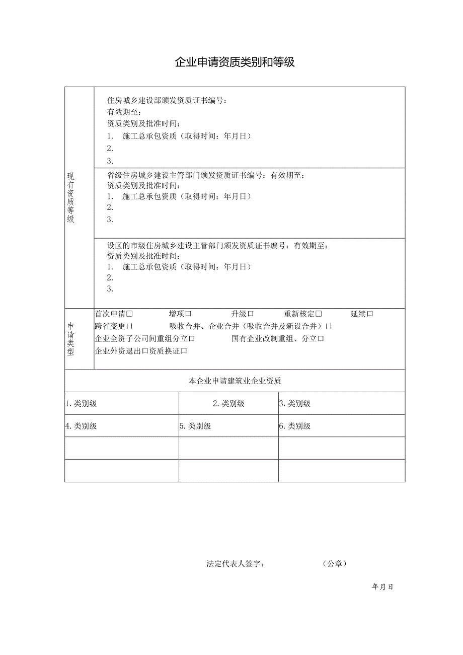 建筑业企业资质申请表（空表）-模板.docx_第3页